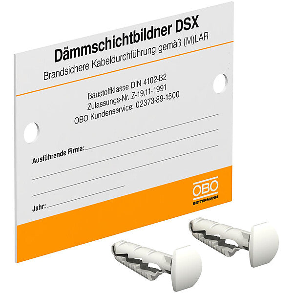 OBO Kennzeichnungsschild f.Einzelkabeldurchf. KS-LAR DE